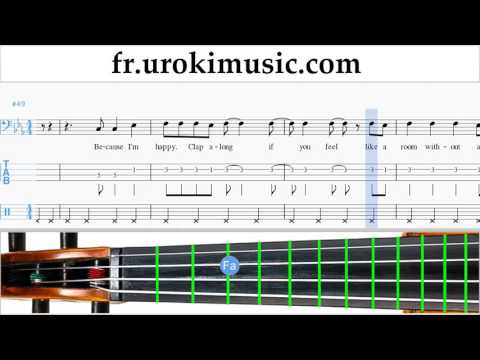 Cours de Violoncelle Pharrell Williams - Happy Partie#2 Partitions Mélodie Сhansons Tuto Comment