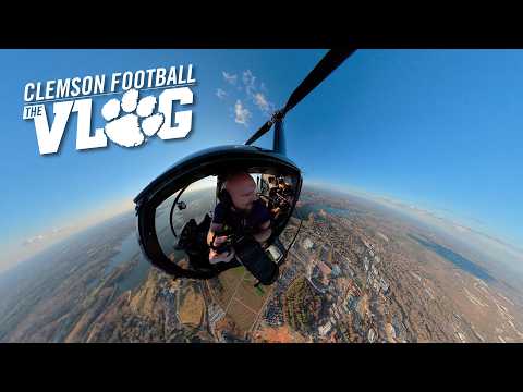 How Clemson Captured This Iconic Flyover Shot || Clemson Football The VLOG (Season 15, Ep.5)
