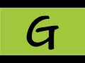 Letter G Song