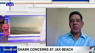 Shark concerns at Jacksonville Beach