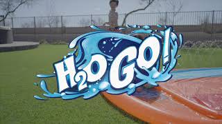 Bestway 52479 H2OGO!® Tsunami Splash Ramp™ Wasserrutsche für 3 Personen 488 x 214 cm