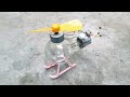 How To Make A Helicopter From Electric Bulb