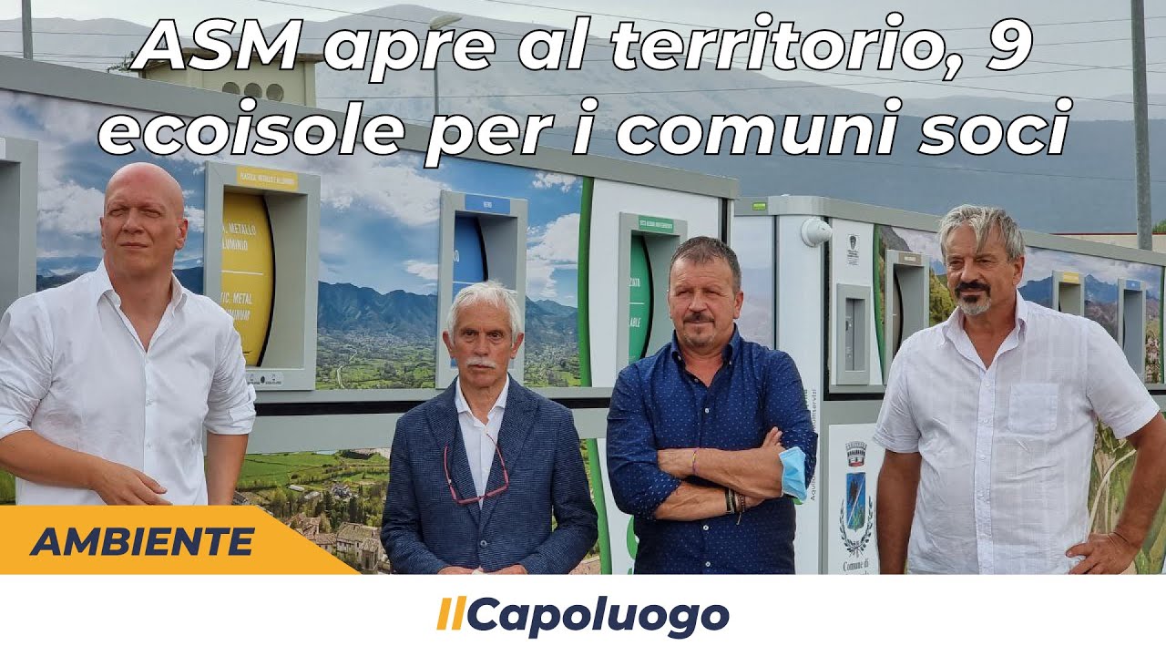 ASM apre al territorio, 9 ecoisole per i comuni soci