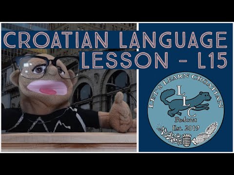 Croatian Language Lesson - LLC L15 - Conjugating the verb, to be!