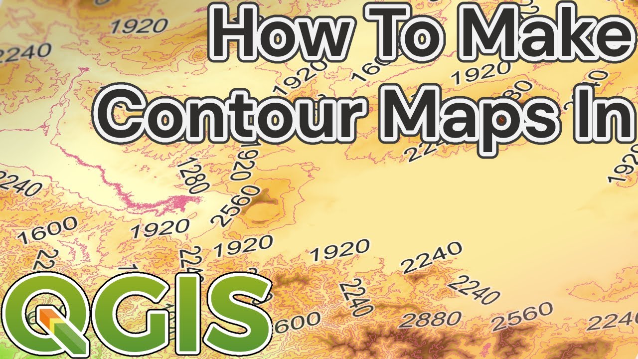QGIS Contour Map Tutorial 2025