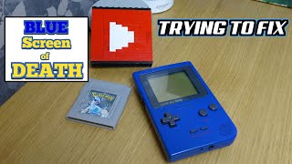 BLUE SCREEN OF DEATH on a GAMEBOY POCKET??? Can I FIX it?