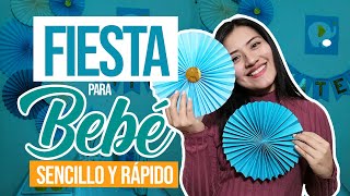 DECORACIÓN DE CUMPLEAÑOS DE UN AÑO | Rápido y sencillo