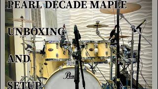 Video thumbnail for Pearl Decade Maple 7pcs Drum set Unboxing and Setup by Theophilus Elorm