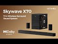 Skywave X70 Soundbar Professional 7 1 4 Channel Dolby Atmos Surround Sound