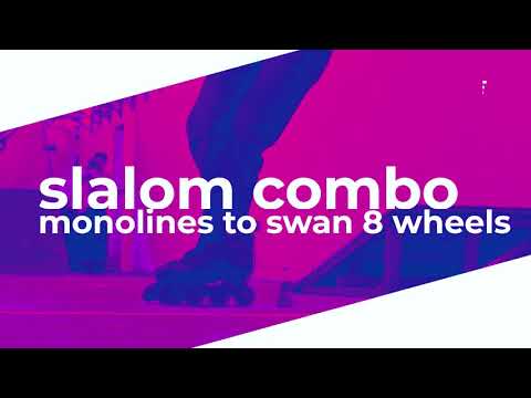 FUN SLALOM MOVE - MDL LVL - MONOLINES TO 8 WHEELS SWAN - 6