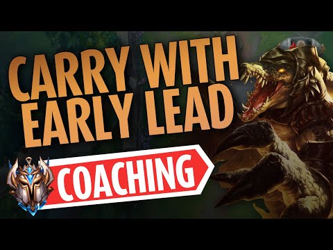 Gold Top Laner Learns how to CARRY with an Early Lead - Challenger LoL Coach.