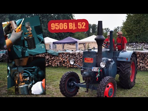 Lanz Bulldog 9506 Bj. 52 - Glühkopf Start - Stereo Sound