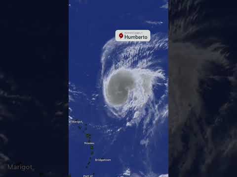 Hurricane Humberto has become the third hurricane of the Atlantic season 🌀