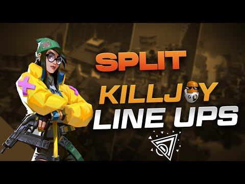 SPLIT Killjoy LINEUPS of Nanoswarm Grenade [Default Plant]