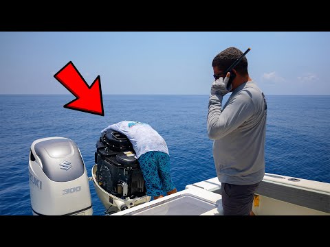 ENGINE TROUBLE 127 miles offshore! (Grouper Catch/Clean/Cook)