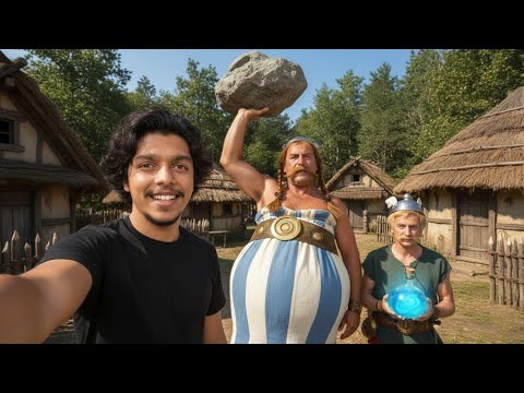 මම පප්පා ගමට ගියා | soora pappa ai generated realistic vlog | asterix and obelix  ai vlog