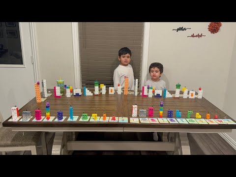 NumberBlocks Set 1- 30 then a Double Domino Chain Reaction PART 1  | |  Leo’s Tv 