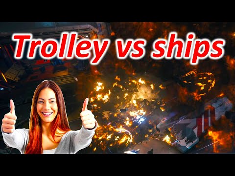 3.14 More Trolley fun vs ships - Explosions!