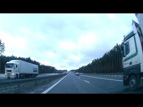 Top speed - Vollgas - A2 autostrada Poland - The Poland Highway A2 - video footage doku 2017