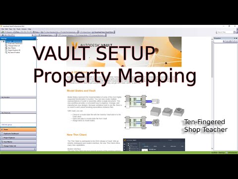Autodesk Vault Pro: Property Mapping