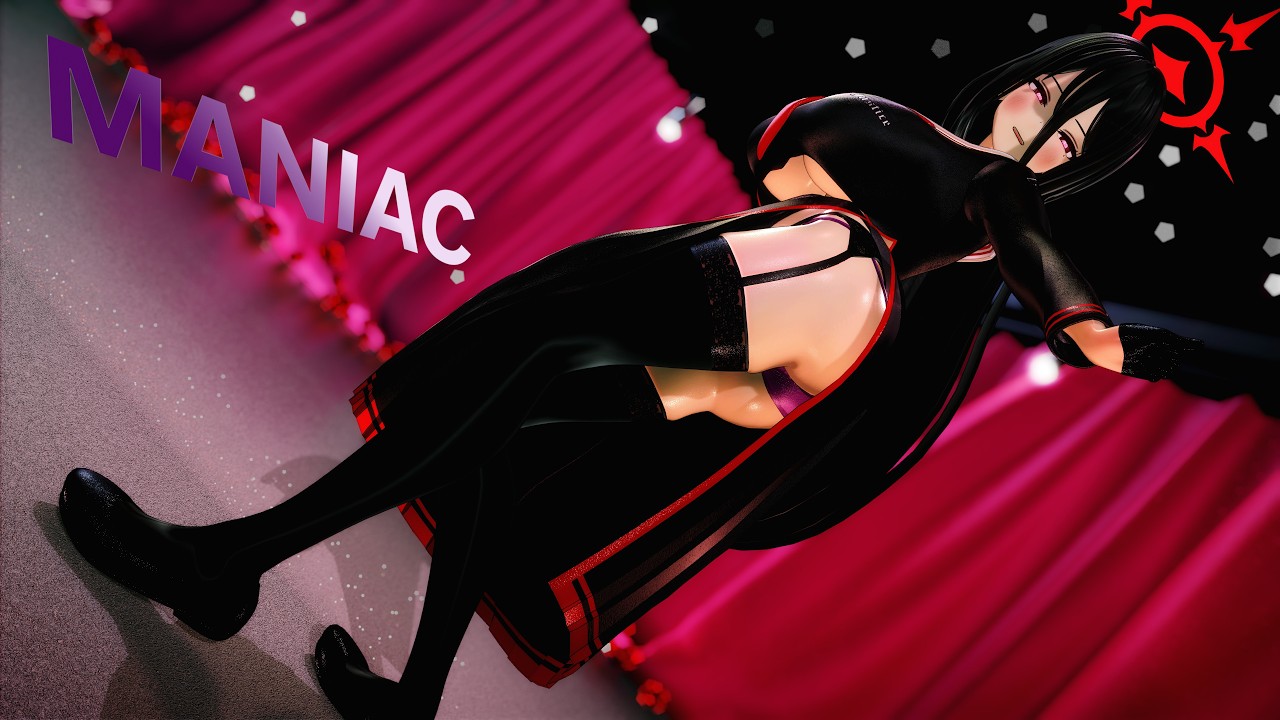 【MMD/ブルーアーカイブ】MANIAC【羽川ハスミ/4K/60FPS】