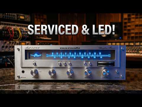 🎶✨ Marantz 2216B Vintage Stereo Receiver — Serviced, Warm White LED, Ultrasonic Knob Cleaning, Bench Tested image 11