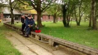 preview picture of video 'Tonbridge Model Engineering Society Rideable Railway - 27 April 2014'