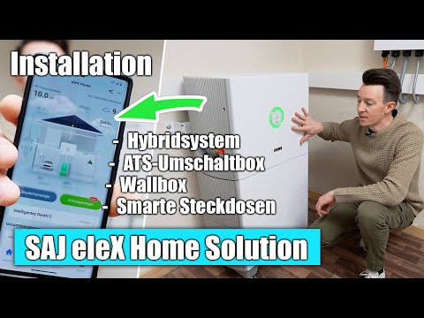 SAJ eleX Home Solution - Installation of the new photovoltaic solution