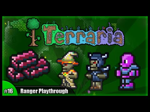 Let's Play Terraria 1.2.4 || Ranger Class Playthrough || Adamantite & Wrong Mob Drops! [Episode 16]