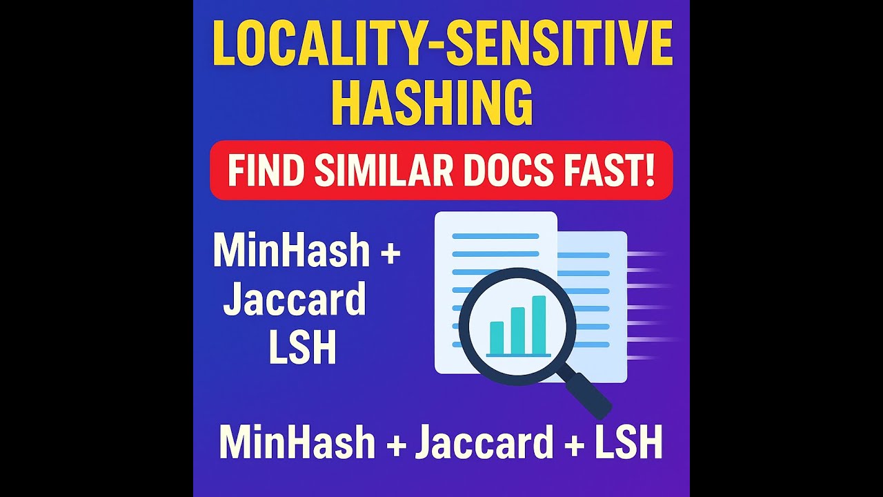 LSH + MinHash + Jaccard Explained | Find Similar Documents FAST!