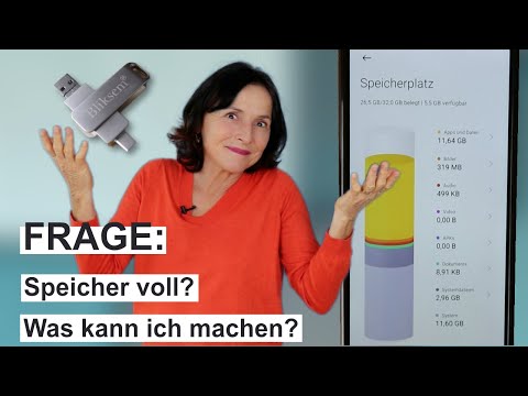 Speicher auf dem Smartphone leeren. Daten auf einen USB OTG Stick ziehen. Einfach erklärt.