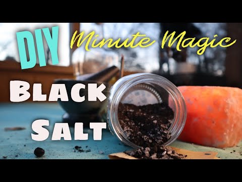 DIY Black Salt | Banish, Ward, Protect