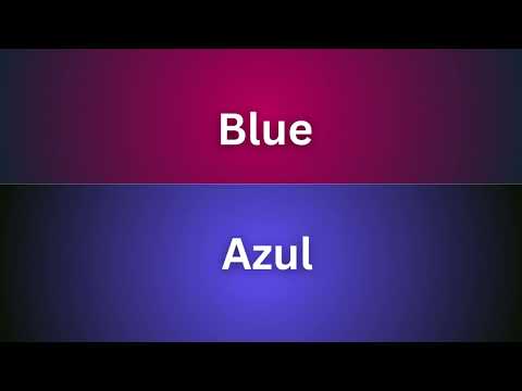 Aprenda as Cores em Inglês | learn colors in English for Portuguese speakers