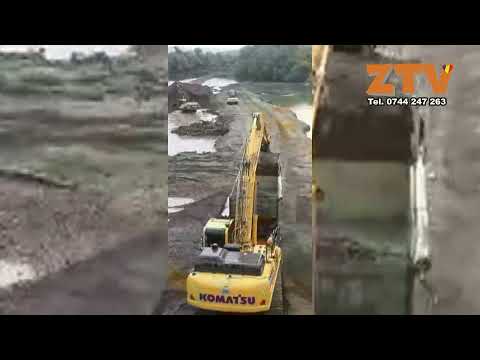 Excavari in albia raului din Letca