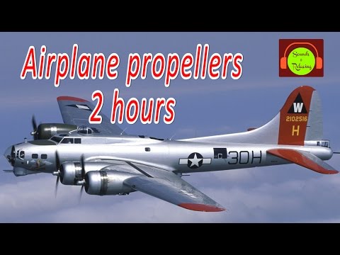 AIRPLANE PROPELLER SOUND EFFECT FOR SLEEPING | BROWN NOISE FOR RELAXING 🎧✈️😴 #whitenoise #B-17sound