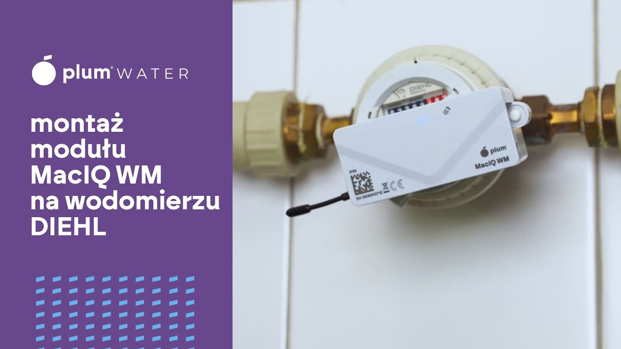installing the MacIQ WM Module on a Diehl water meter