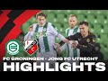 Jong FC Utrecht strijdend ten onder tegen FC Groningen ⚔ | HIGHLIGHTS