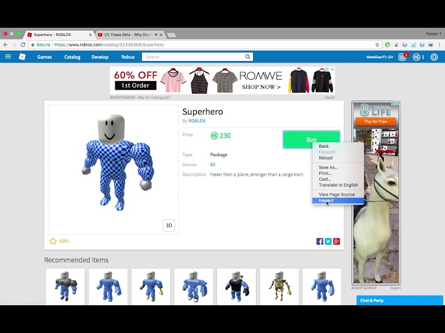 How To Get Free Packages On Roblox - superhero package roblox