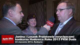 Wideo: Janina i Leszek Praatowie zwycizcami konkursu Hodowca Roku 2013 PKM Duda