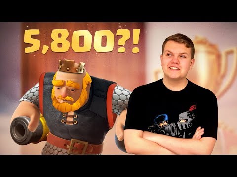 CAN WE REACH 5,800?! OP Royal Giant Deck! LIVE Ladder Gameplay - Clash Royale
