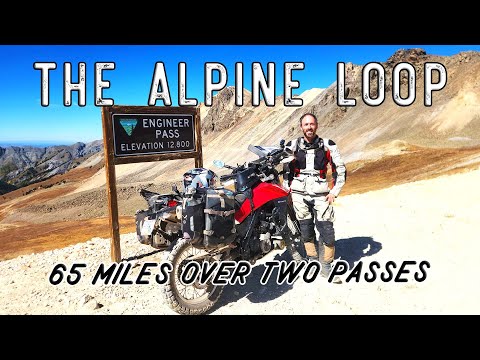 Riding Colorado's Alpine Loop including Engineer and Cinnamon Pass on the Husqvarna TR650