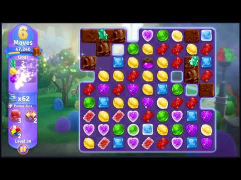 Willy Wonkas Sweet Adventure Level 59 - NO BOOSTERS 🍫 | SKILLGAMING ✔️