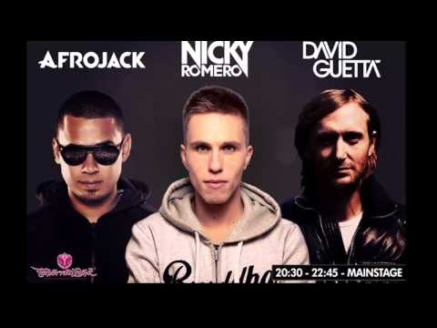 tomorrowland 2013 - david guetta vs afrojack vs nicky romero