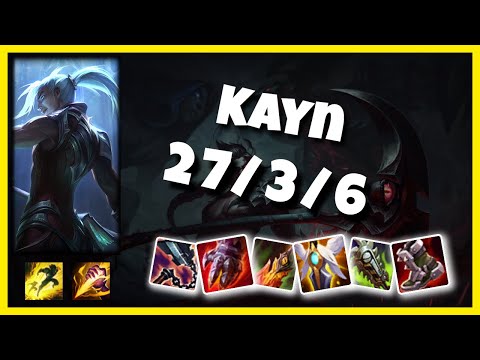 Kayn s11 Jungle Challenger Replay (27/3/6) - NA