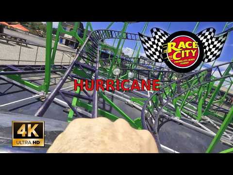 On-ride point of view of Hurricane