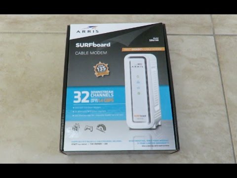 Unboxing Review of Arris Surfboard SB6190 32-Channel Cable Modem