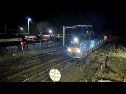 Direct Rail Services Freight Move 68033+68002 6K73 Carnforth 30/10/2025