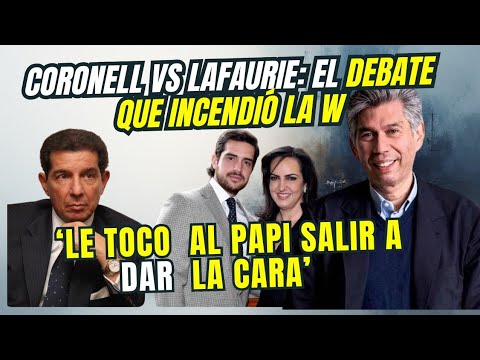 Heated debate between Daniel Coronell and José Félix Lafaurie over credit given to Juan José Lafa...