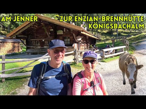 Wandern im Berchtesgadener Land:  Am Jenner zur Enzian Brennhütte und Königsbachalm