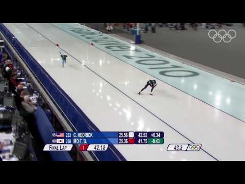 Hedrick - Men's 1000M Speed Skating - Vancouver 2010 Winter Olympic Games